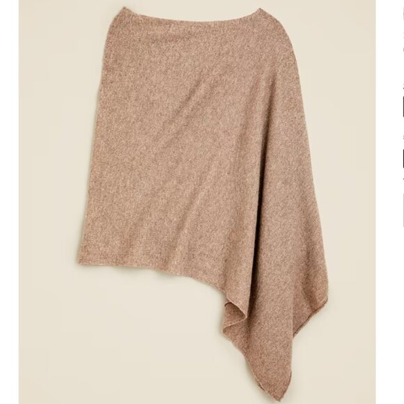 J. Crew Cashmere-wool blend poncho - Picture 1 of 1